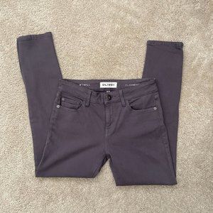 EUC DL1961 Florence cropped graphite jeans size 25